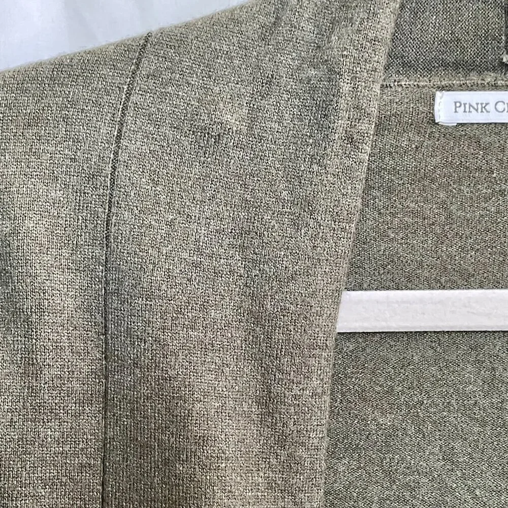 Pink Clover Stitch Fix Open Front Olive Cardigan Sweater Small NWT Lightweight - Picture 6 of 13
